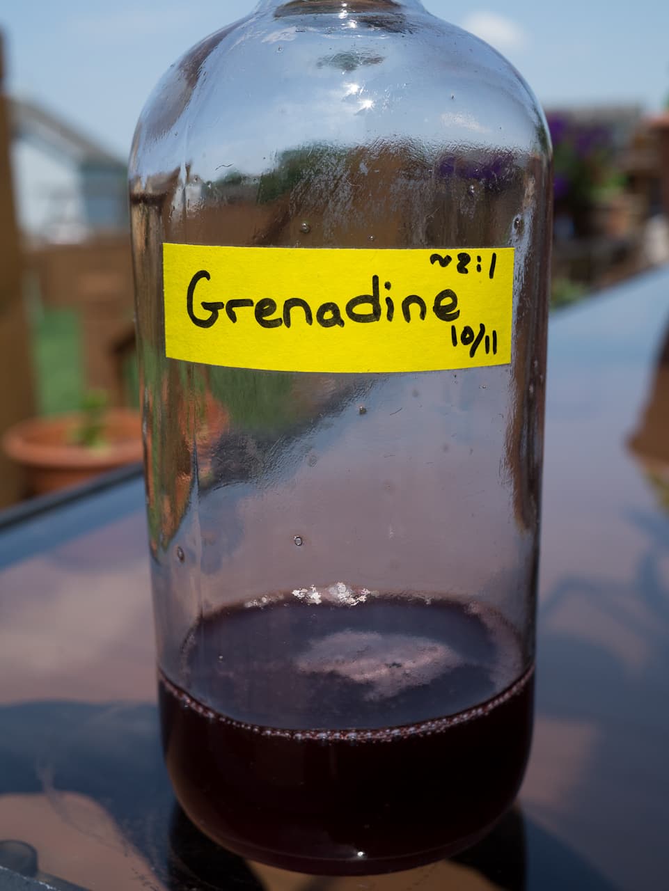Grenadine syrup
